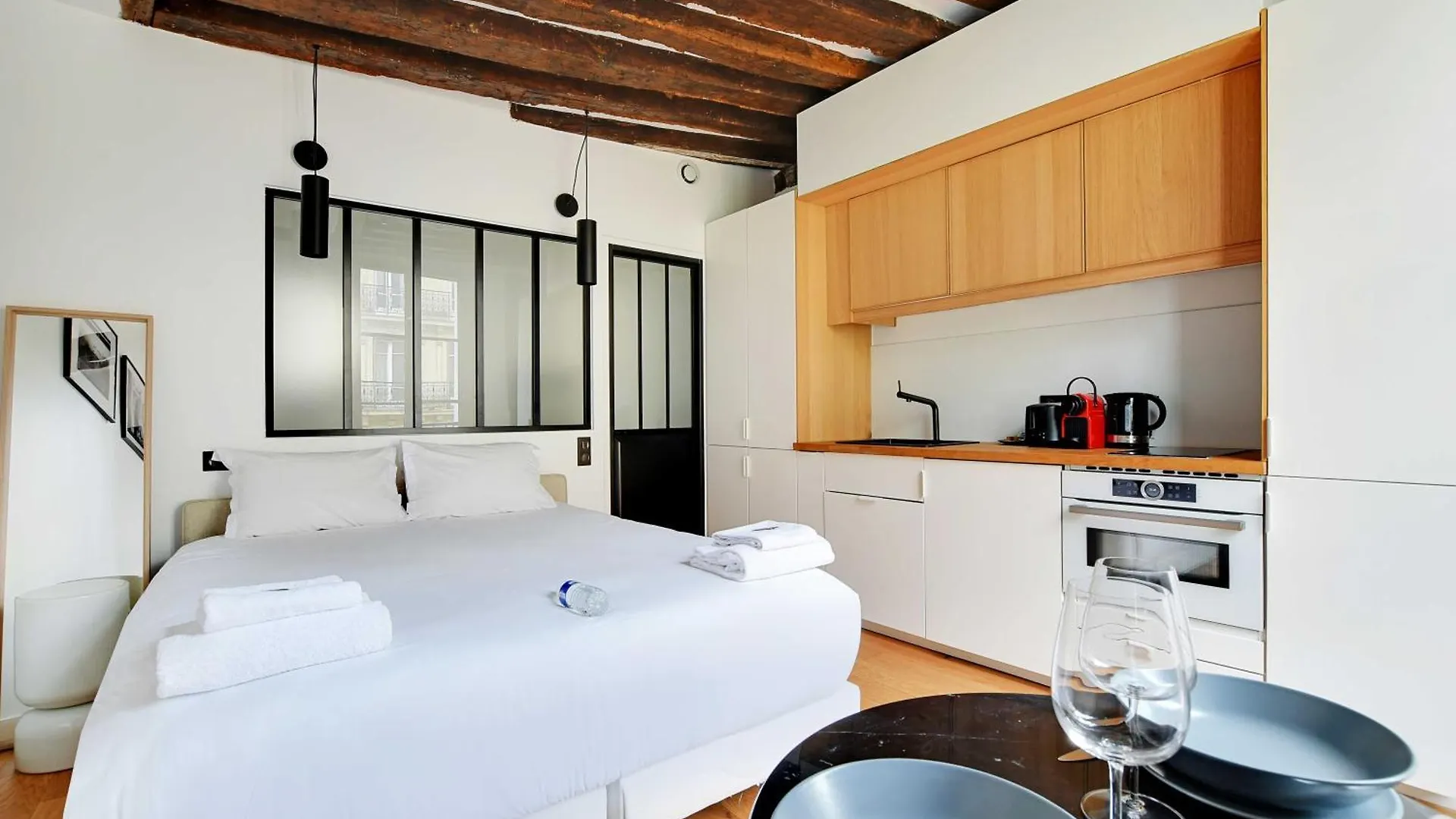 Charming A-c - 2p - Le Marais Париж